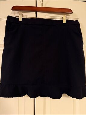 Counterparts Dressy Navy Tennis or Golf Skort with Ruffle Hem.